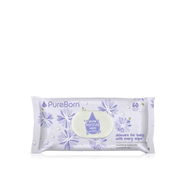 PureBorn Pure Moisture Calendula Wipes x 60