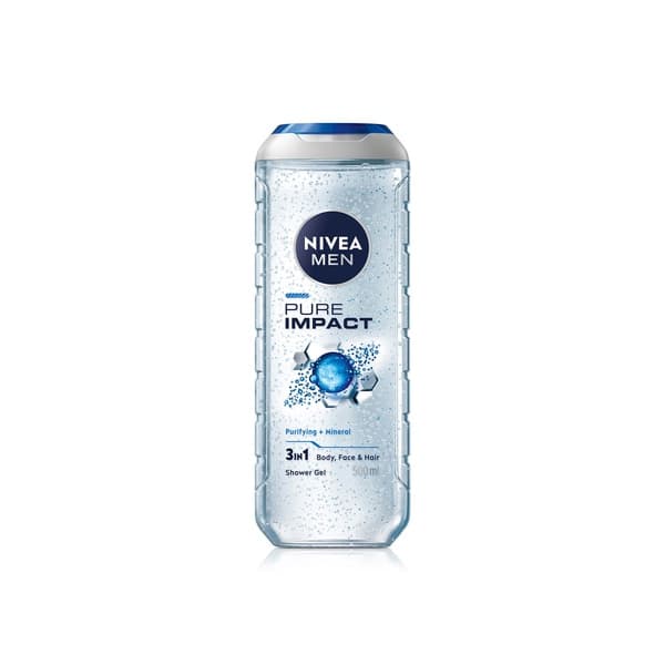 Nivea Men Pure Impact Shower Gel 500ml