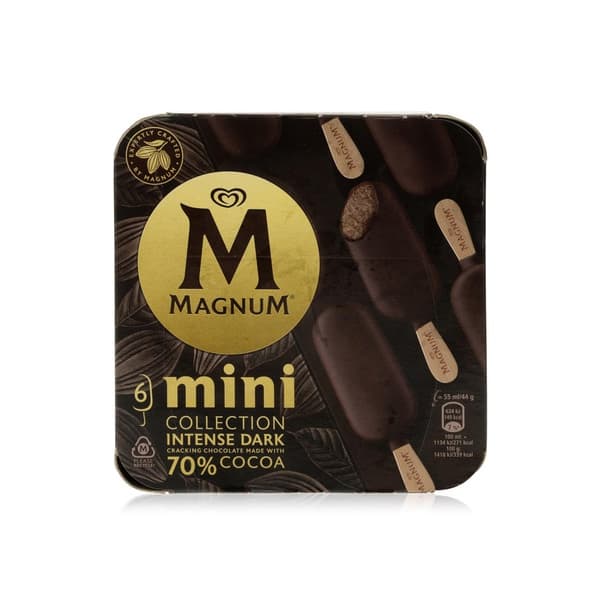 Magnum Mini Intense Dark 70% Chocolate 6 X 55Ml