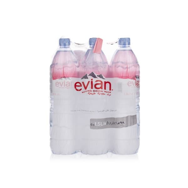 Evian Mineral Water 1.5 Litre 5+1 free