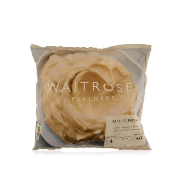 Waitrose Frozen Essential Frozen Mashed Potato 700G