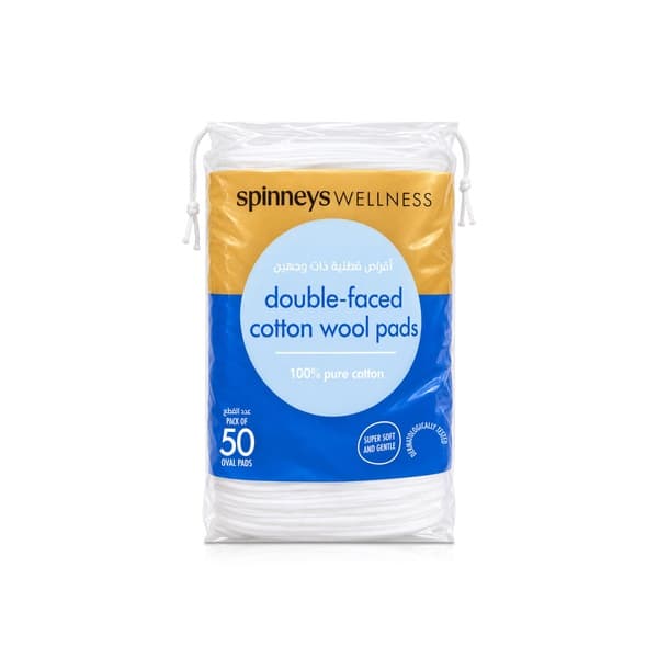 Spinneyswellness Double-Faced Oval Cotton Wool Pads x 50