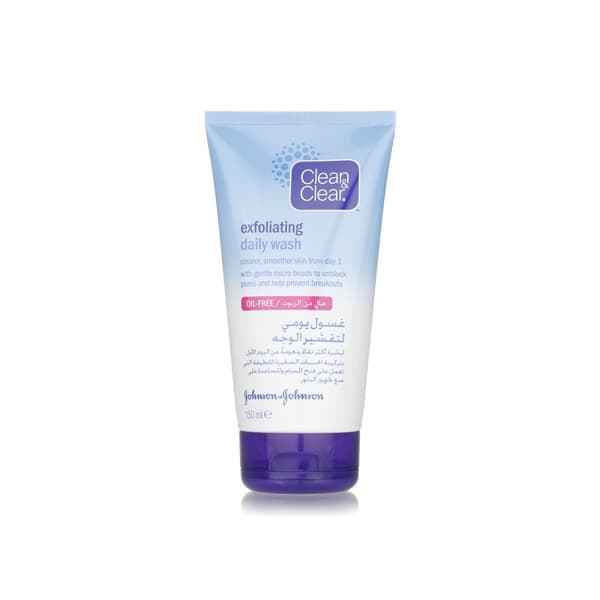 Clean & Clear Exfoliating Daily Wash, oil-free, smooth skin