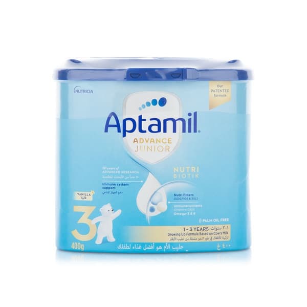 Aptamil Advance Junior 3 Nutri Biotik Growing Up Milk Formula 1-3 Years 400g