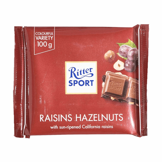 Ritter Sport Raisins And Hazelnut 100 g
