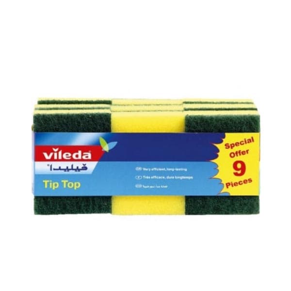 Vileda Tip Top Sponge 9 Pc
