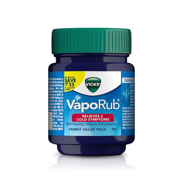 Vicks Vaporub Balm India 25 g
