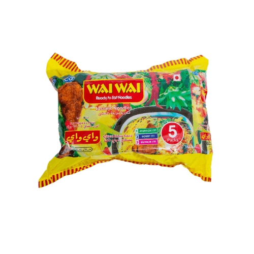 WAI WAI Chicken Flavour Noodles 75gmx5s