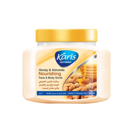 Karis Hny & Almnd Nourishing Face & Body Scrub 600 mL