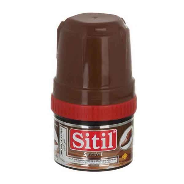 Sitil Special Cream Shoe Polish Dark Brown 60 mL