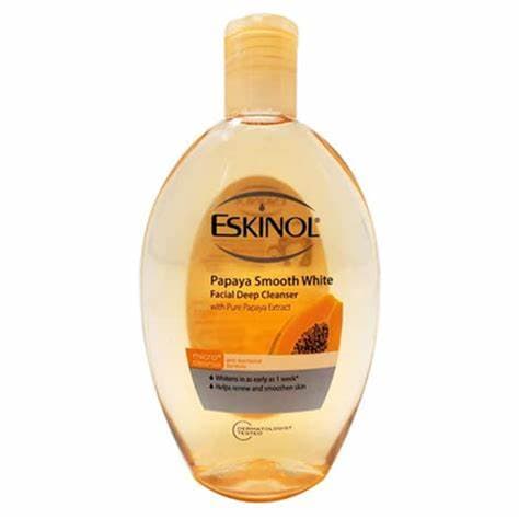 Eskinol Facial Cleanser Papaya Smth Whte 225 mL