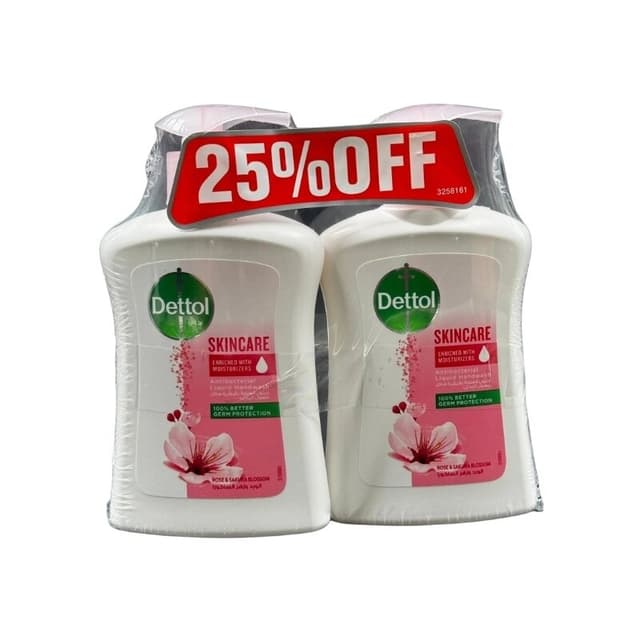 Dettol Handwash Skincare 2 x 200 mL