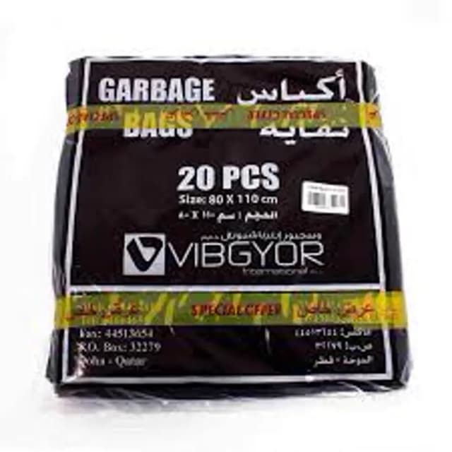 Vibgyor Garbage Bag 80 x 110(20 Pc) x 3pkt