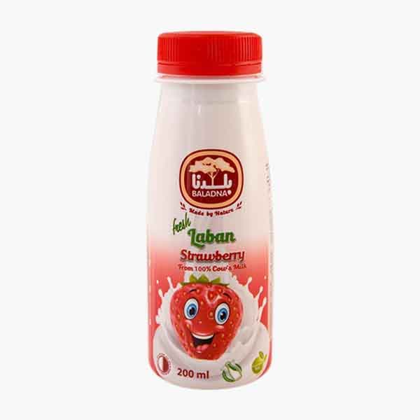 Baladna Strawberry Flav Fresh Laban 200 mL