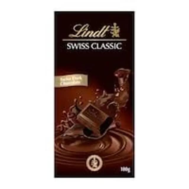 Lindt Swiss Classic Dark Chocolate 100 g