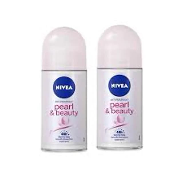 Nivea Pearl And Beauty Deo Roll On 2 x 50 mL