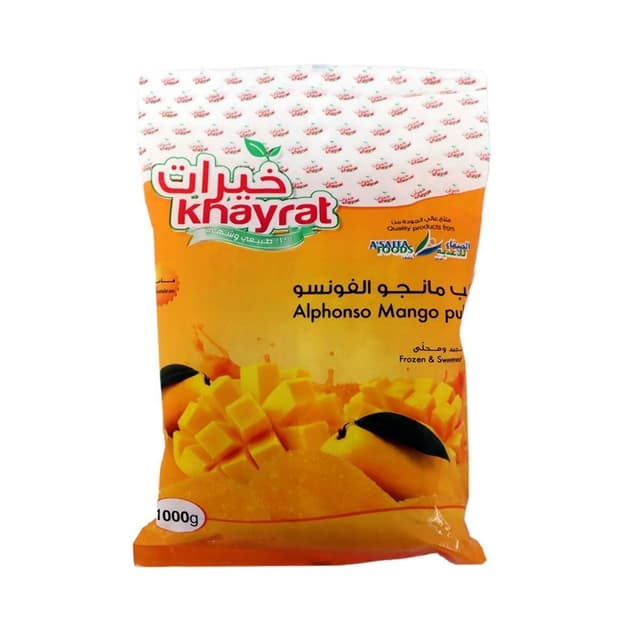 Khayrat Frozen Mango Pulp Alphonso 1 Kg