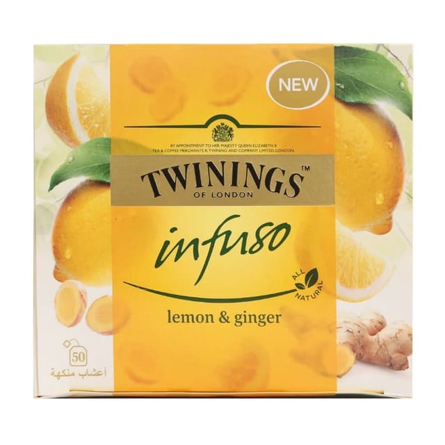 Twinings Infuso Lemon& ginger Tb 50 Pc
