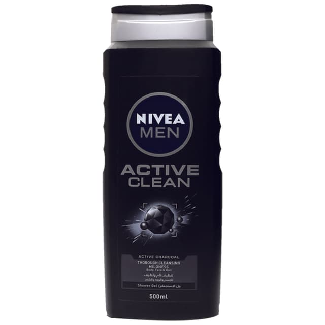 Nivea Active Clean Shower Gel 500 mL