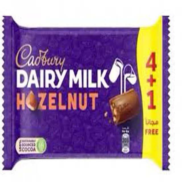 Cadbury Dairy Milk Hazelnut 35 g 4 + 1