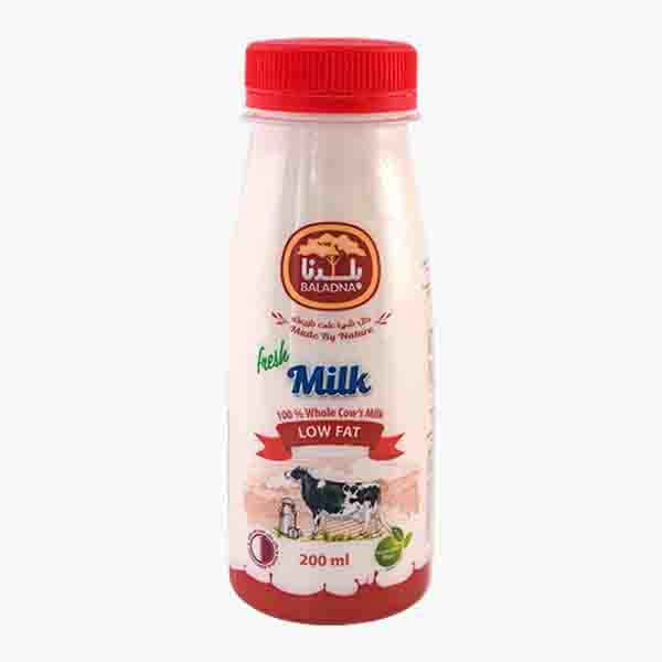 Baladna Fresh Milk Low Fat 200 Ml