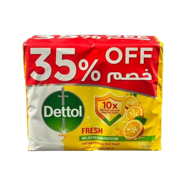 Dettol Soap Fresh 4 x 165 g