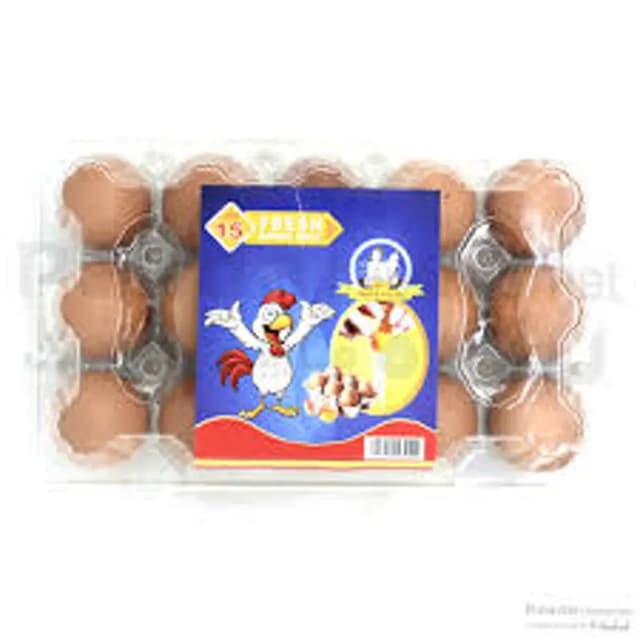 Farm Fresh Brown Egg 15 Pc
