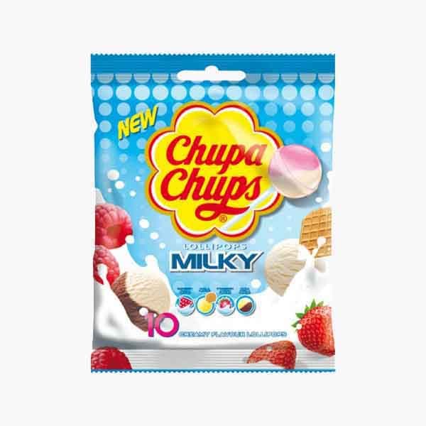 Chupa Chups Lollipops Milky Creamy 120 g