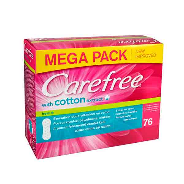 Carefree Cotton Mega Pack 76 Pc