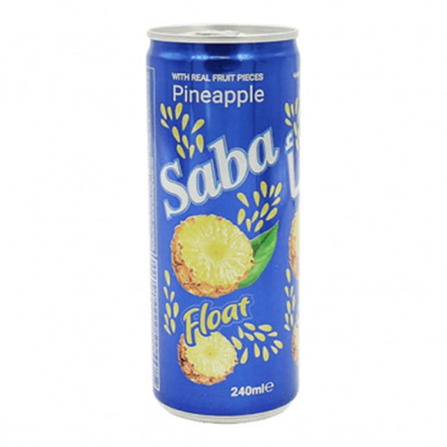 Saba Pineapple Float Drink 240 mL