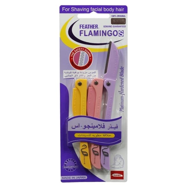 Feather Flamingo S Safety Razors Fls 3 Pc
