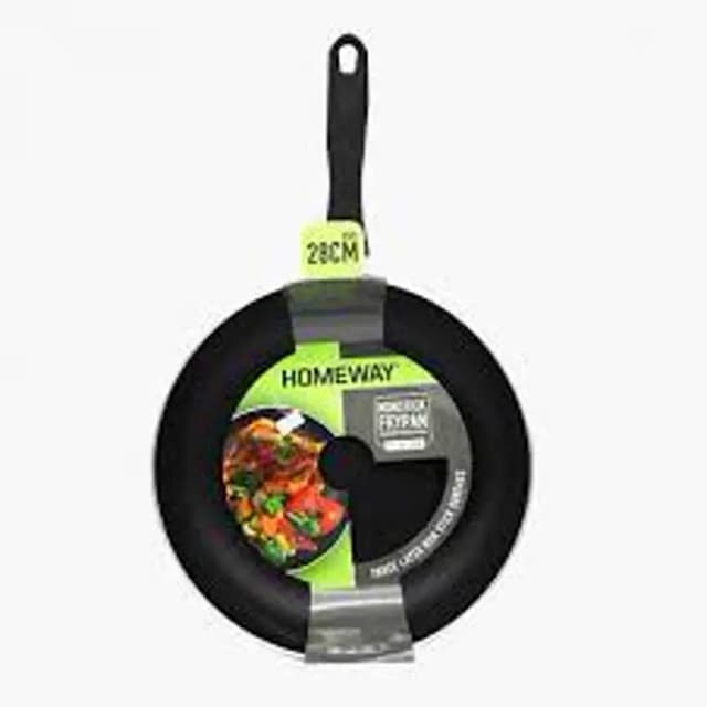 Homeway Frypan With Lid 30 Cm Hw1103