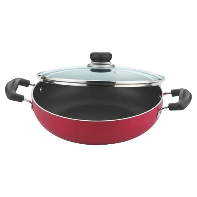 Homezone Hz-4076 Ns Kadai With Lid 24cm