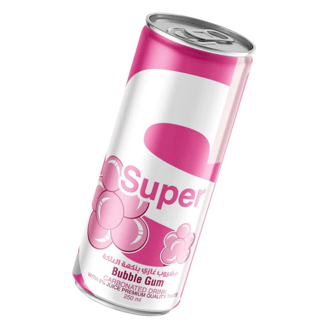 Super Carbonated Drink Bubblegum 250 mL