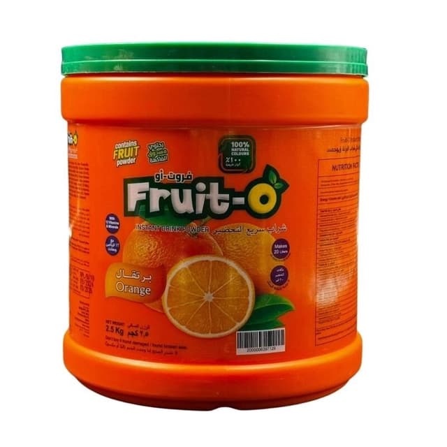 Fruit-o Instant Drink Orange (Natural) 2.5 Kg