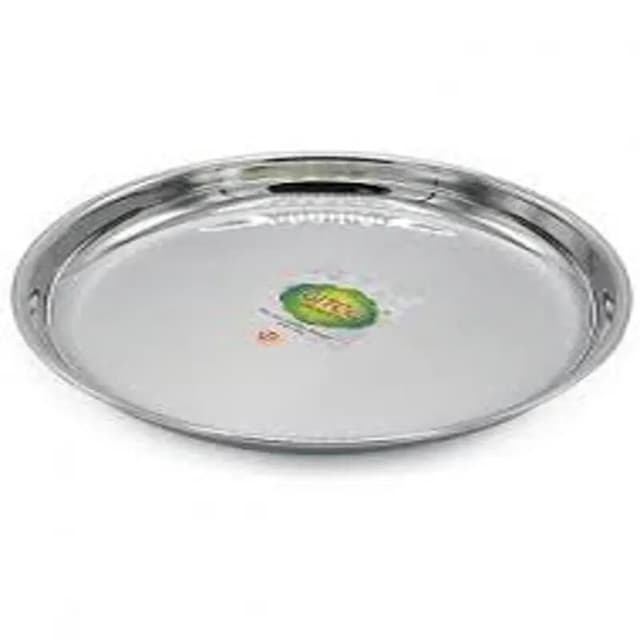 Gitco Steel Floral Dinner Plate