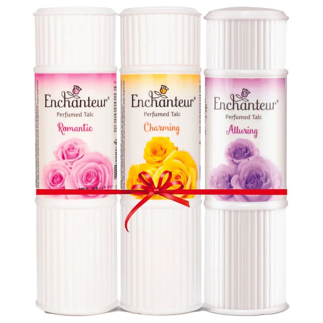 Enchanteur Perfumed Talc 3 x 120 g Assorted