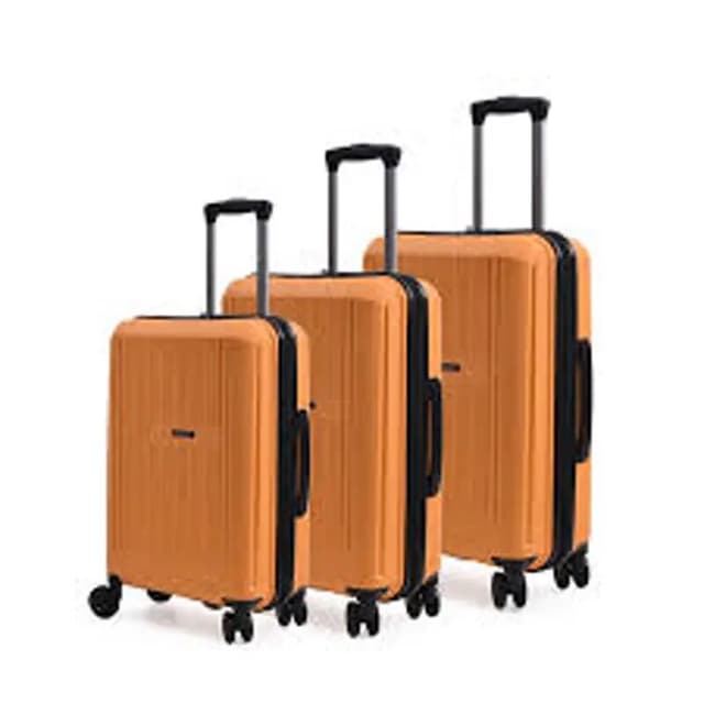 Omaska Double Zipper And Handle Abs Trolley 24"