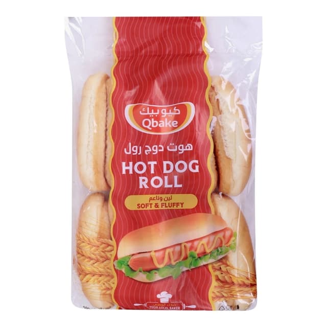 Qbake Hot Dog Roll 10s