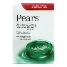 Pears Oil Clear & Glow Soap 4 x 125g