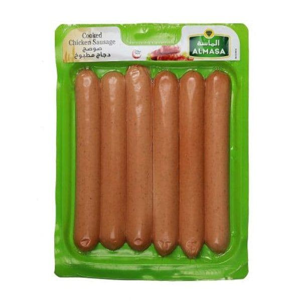 Almasa Cooked Chicken Sausage Skinpack, 500g