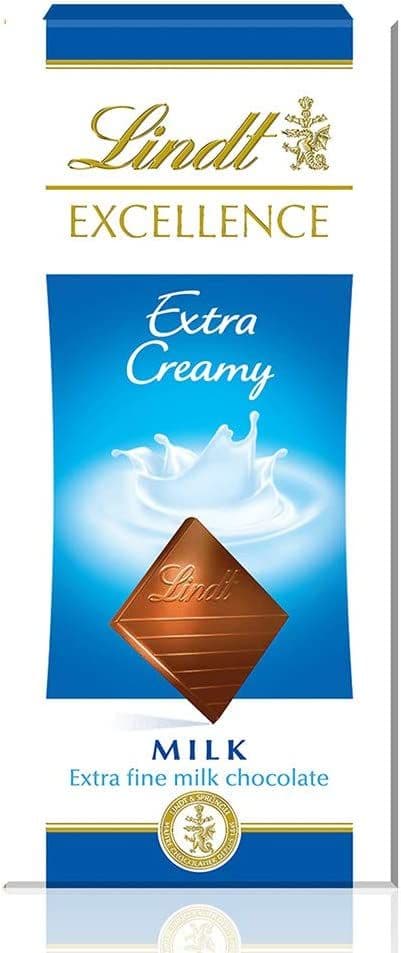 Lindt Excellence Extra Creamy Milk Chocolate 100 Gm