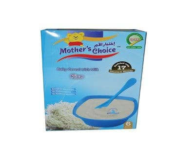 Mother's Choice Baby Rice Cereal With Milk Packet 6+ Months, 250 g