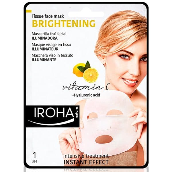 Iroha Nature Tissue Face Mask Brightening Vitamin C 23 ml