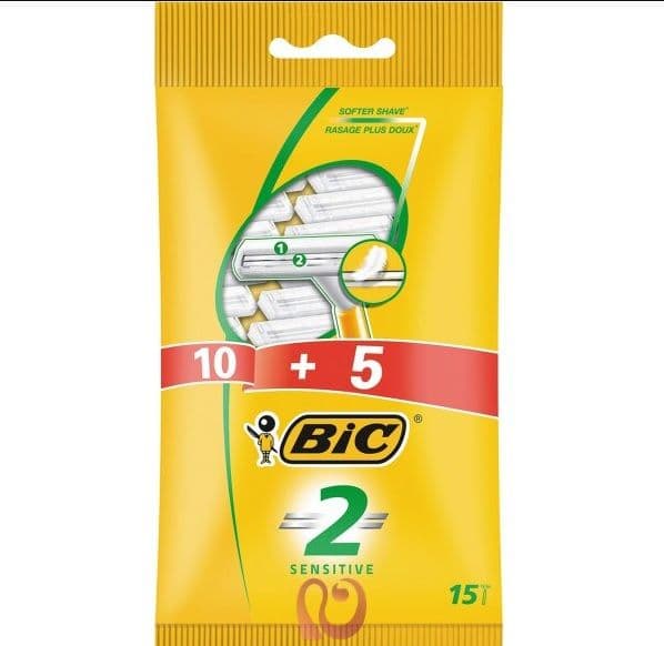 Bic Shaver Male 2 10 + 5 Free