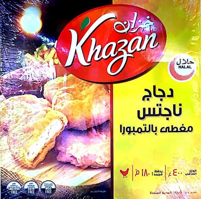 خزان ناجتس دجاج مغطى بالتمبورا، 400 جم