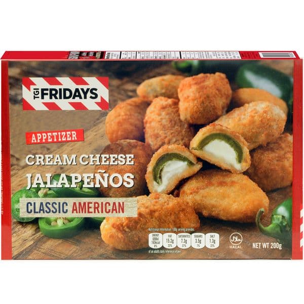 Tgi Fridays Cream Cheese Jalapenos 200 g
