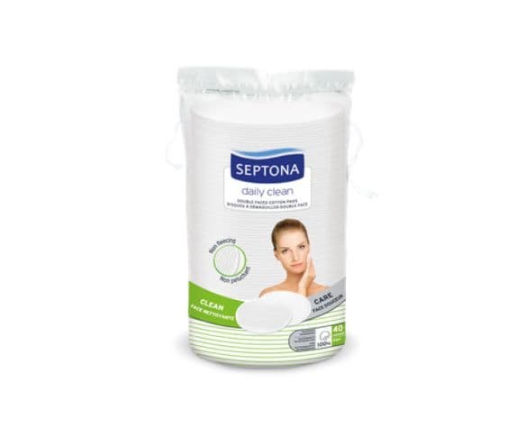 Septona Cotton Pads Oval Duo 40 Pcs