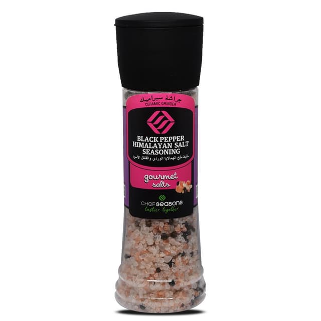 Chef Seasons Black Pepper Himalayan Salt Seasoning 330 g