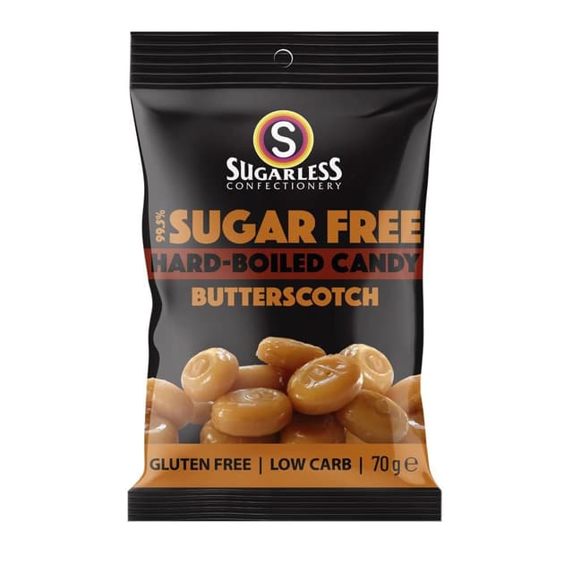 Sugarless Butterscotch Hard Boiled Sugarfree 70 g